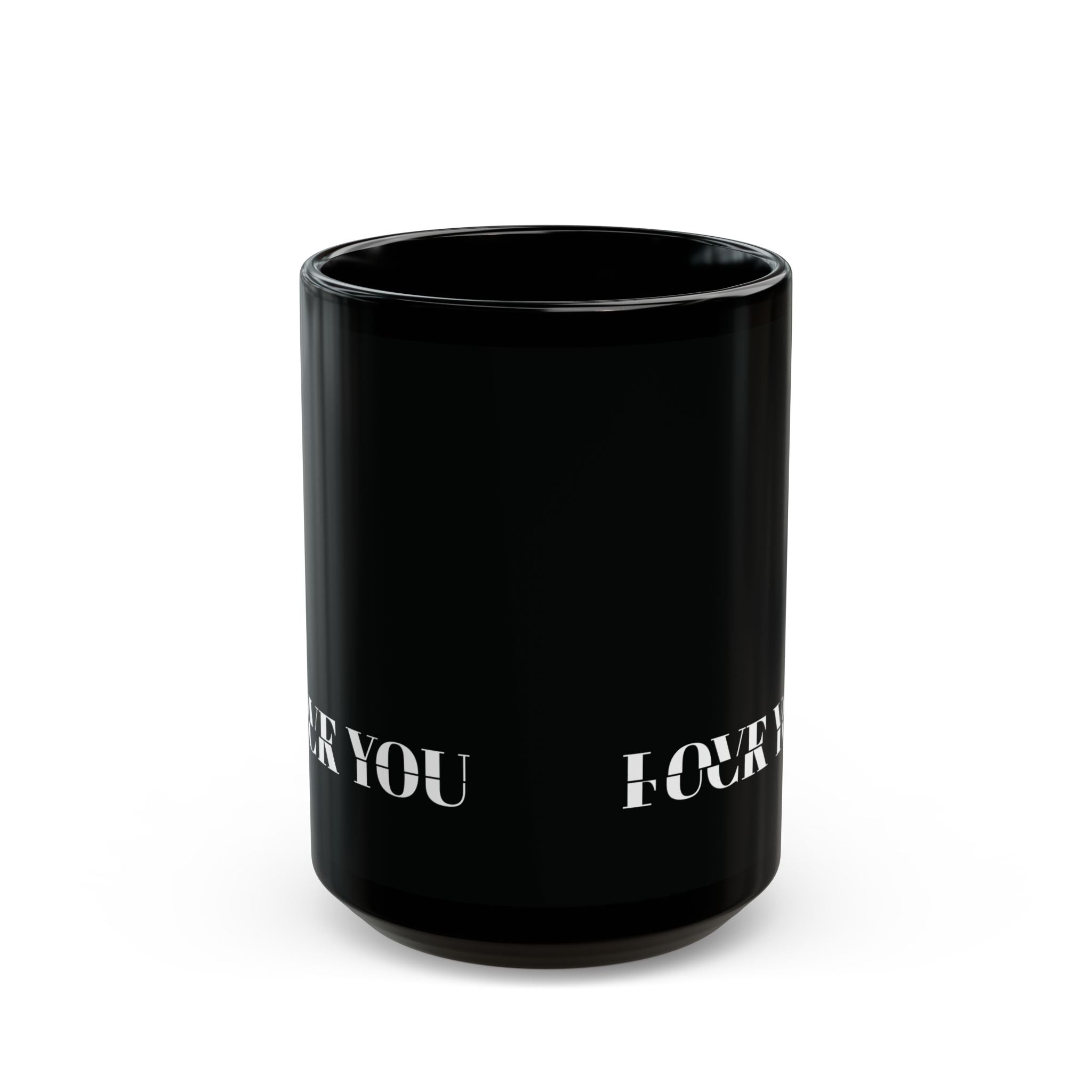 It’s A Fine Line Between Love You & F* You™ Classic Black Ceramic Mug**