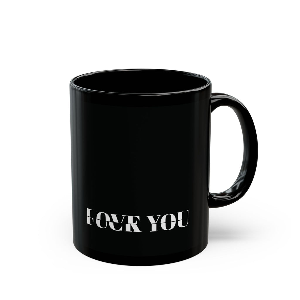 It’s A Fine Line Between Love You & F* You™ Classic Black Ceramic Mug**