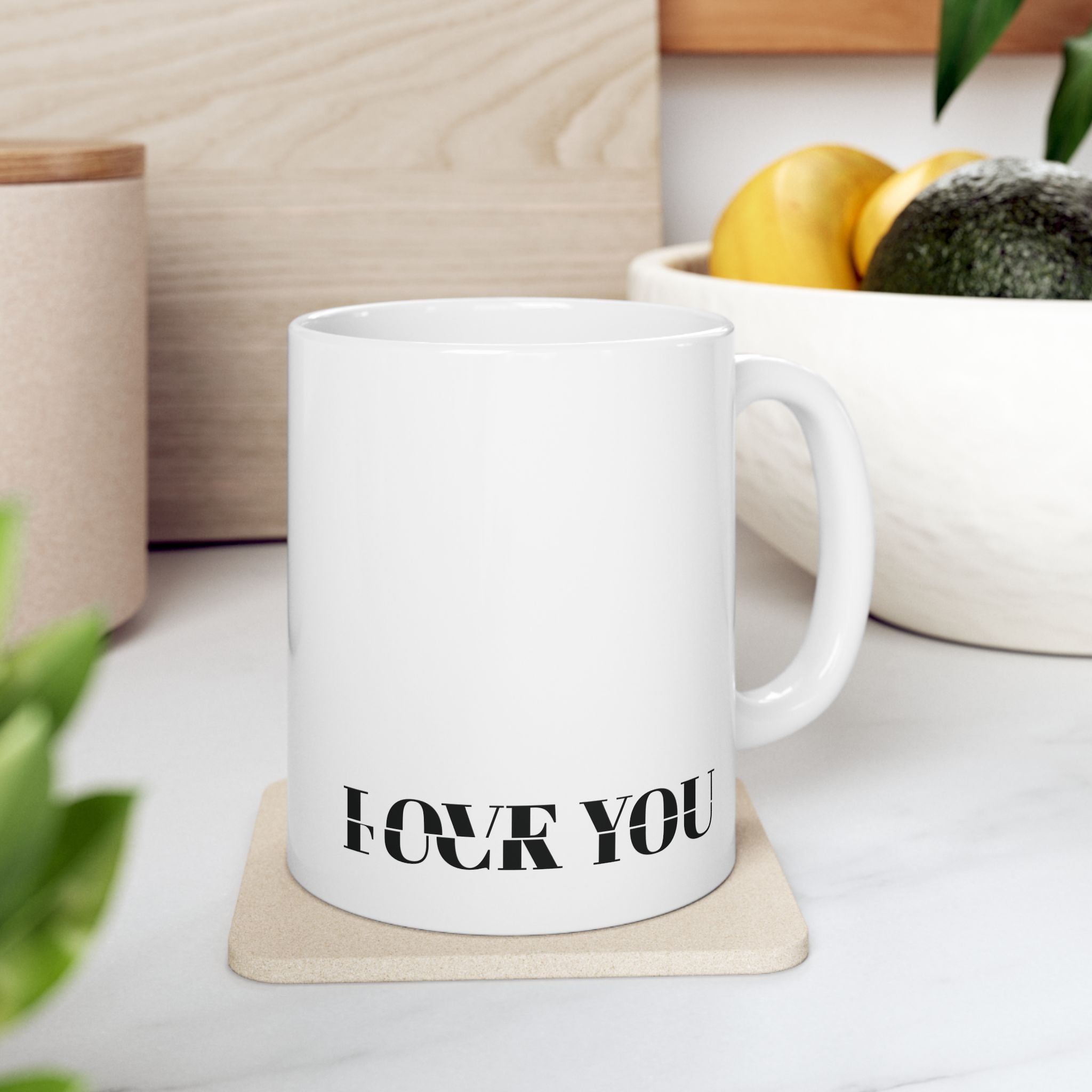 It’s A Fine Line Between Love You & F* You™ Classic White Ceramic Mug, 11oz or 15oz
