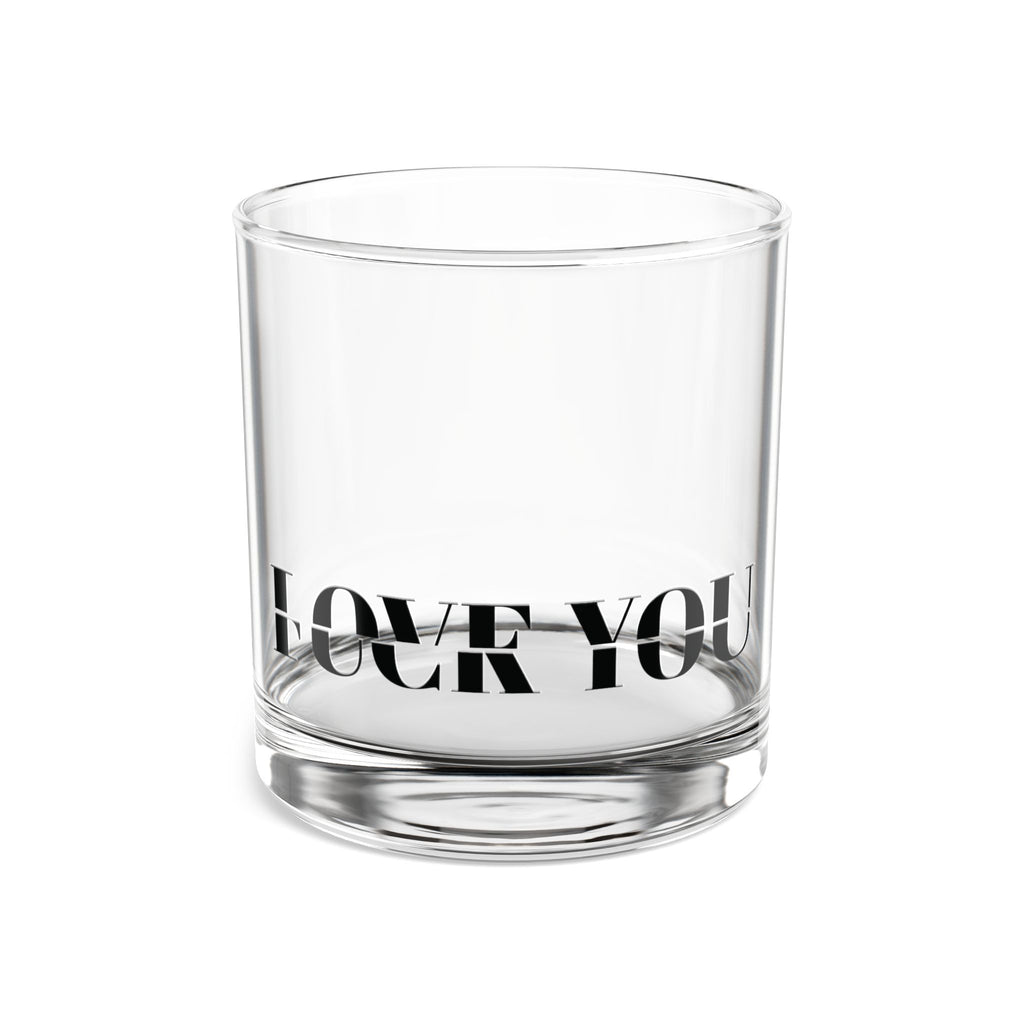 It’s A Fine Line Between Love You & F*** You 10oz Whiskey Rocks Glass