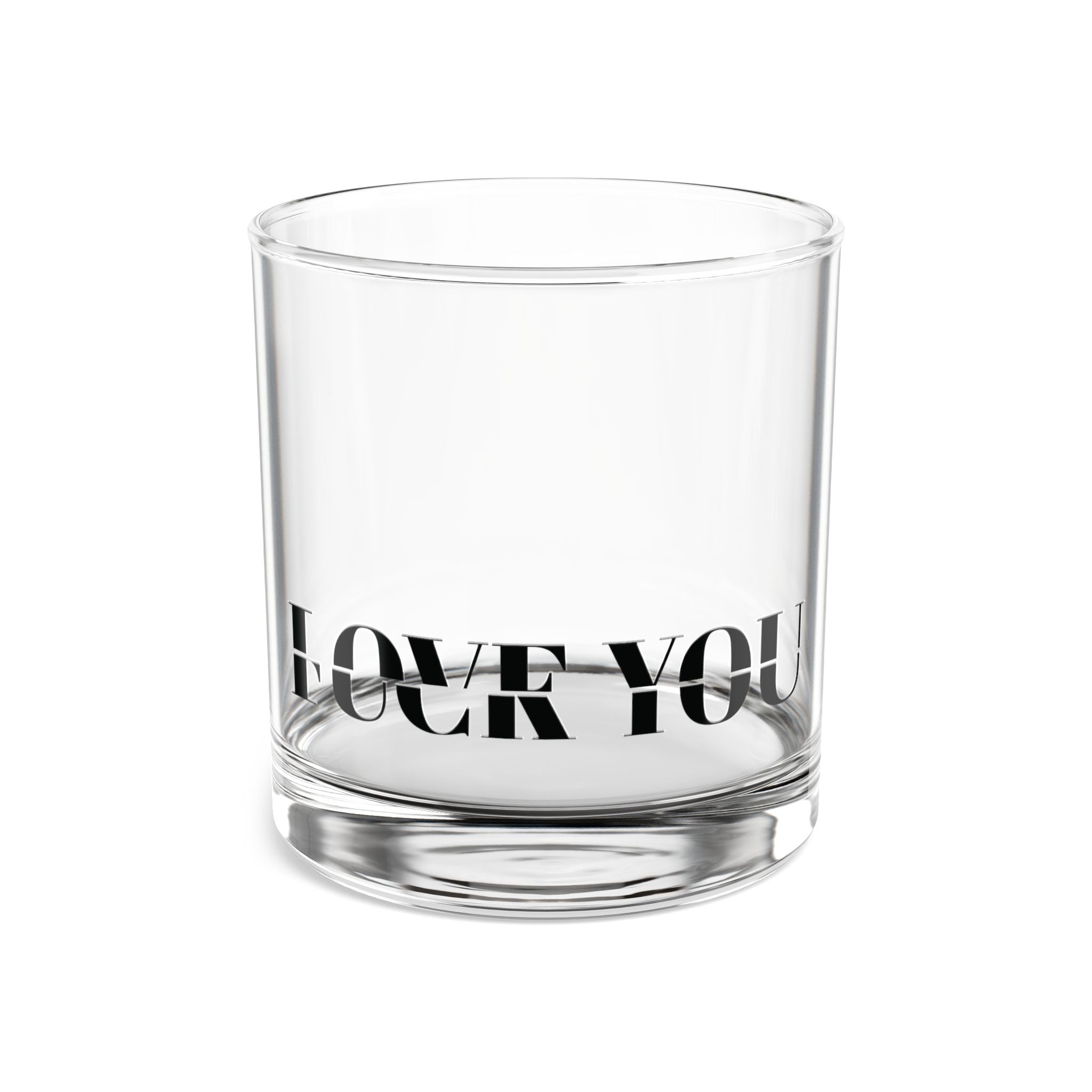 It’s A Fine Line Between Love You & F*** You 10oz Whiskey Rocks Glass