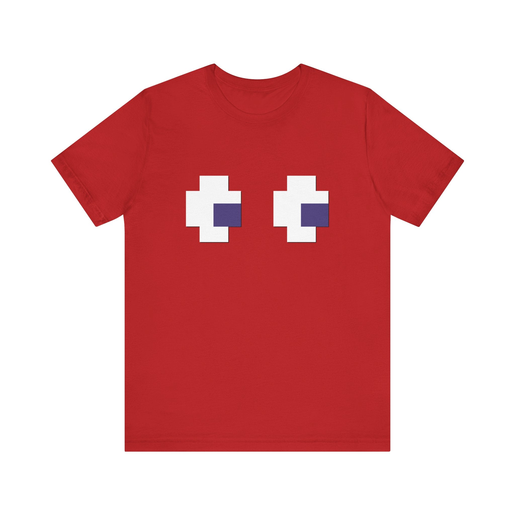 Pac-Man Ghosts | Bella + Canvas 3001 Unisex T-Shirt | Naughty Little Black Tee Shop™*