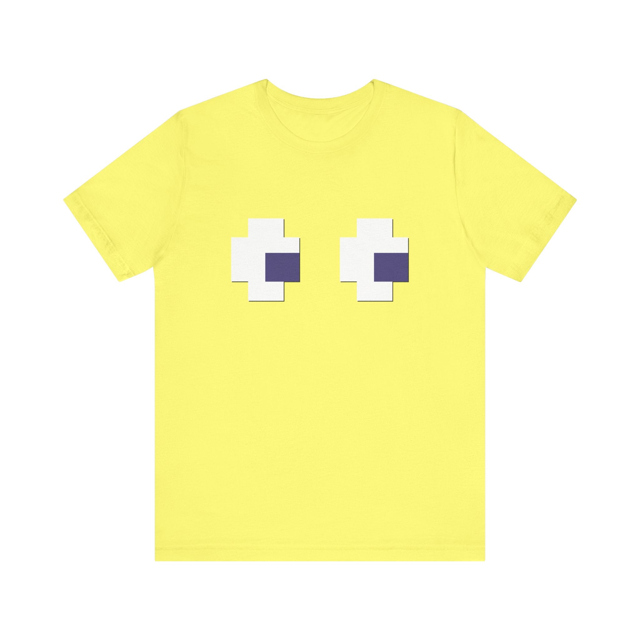 Pac-Man Ghosts | Bella + Canvas 3001 Unisex T-Shirt | Naughty Little Black Tee Shop™*