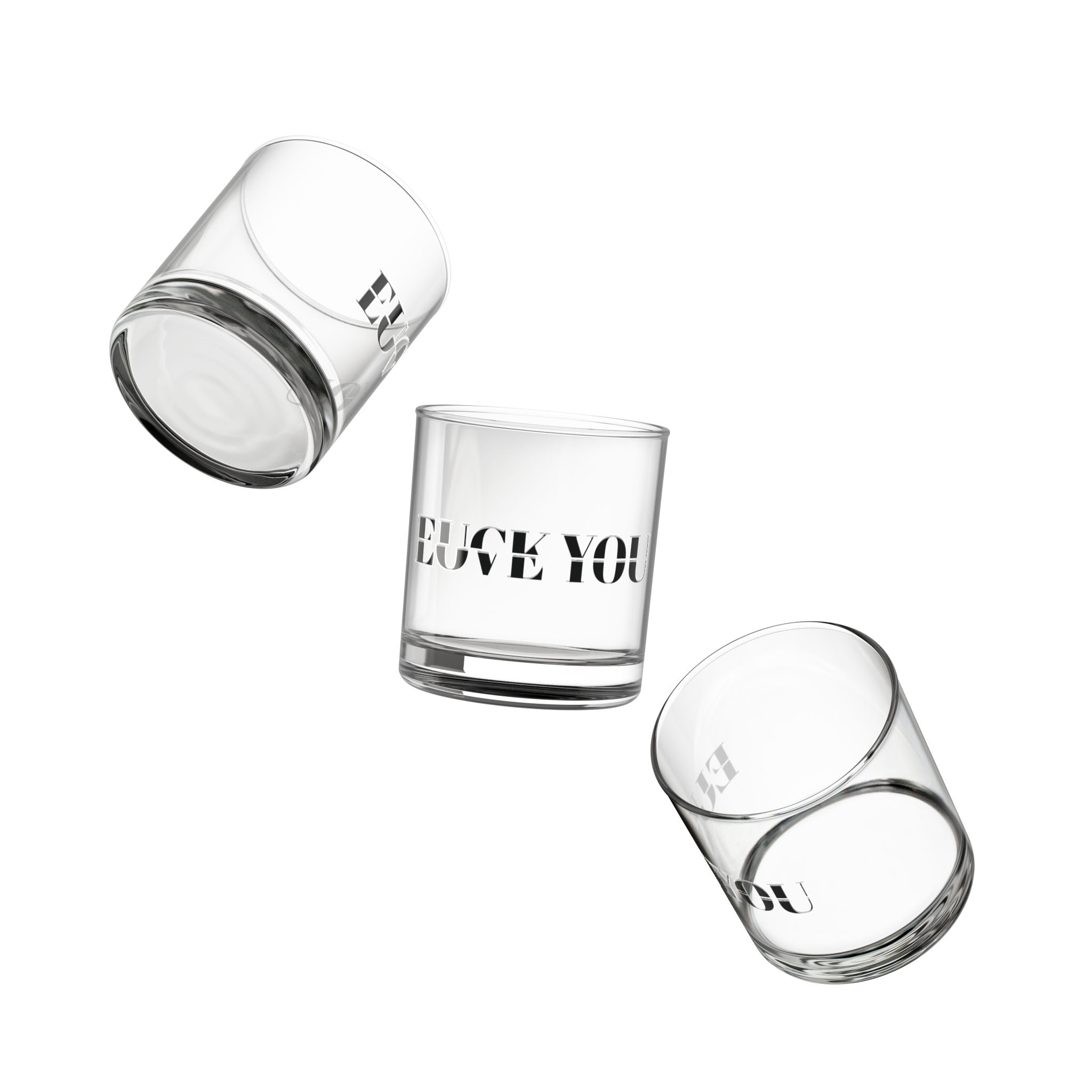 It's A Fine Line Whiskey Glass – 10oz Rocks Glass Printed
