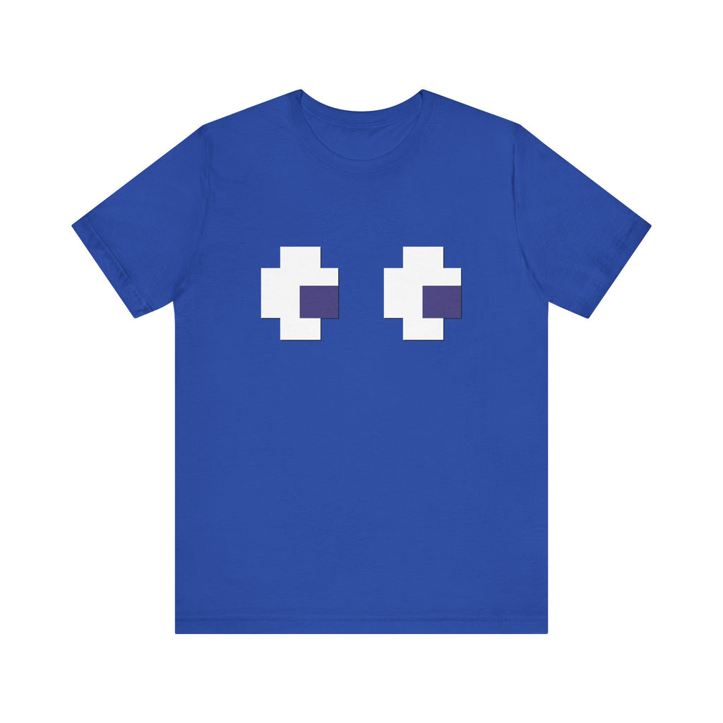 Pac-Man Ghosts | Bella + Canvas 3001 Unisex T-Shirt | Naughty Little Black Tee Shop™*