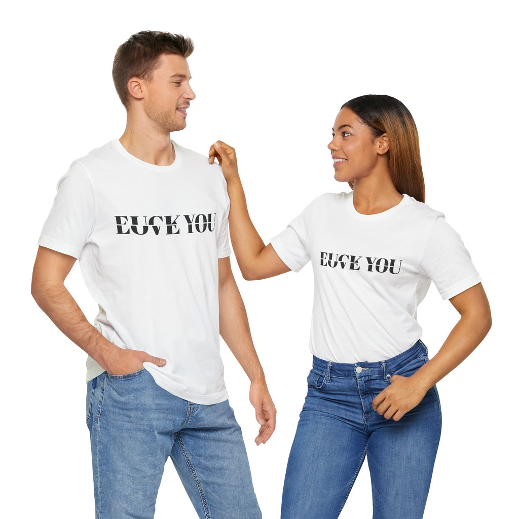 It's A Fine Line T-Shirt – White Bold | Unisex Cotton Tee