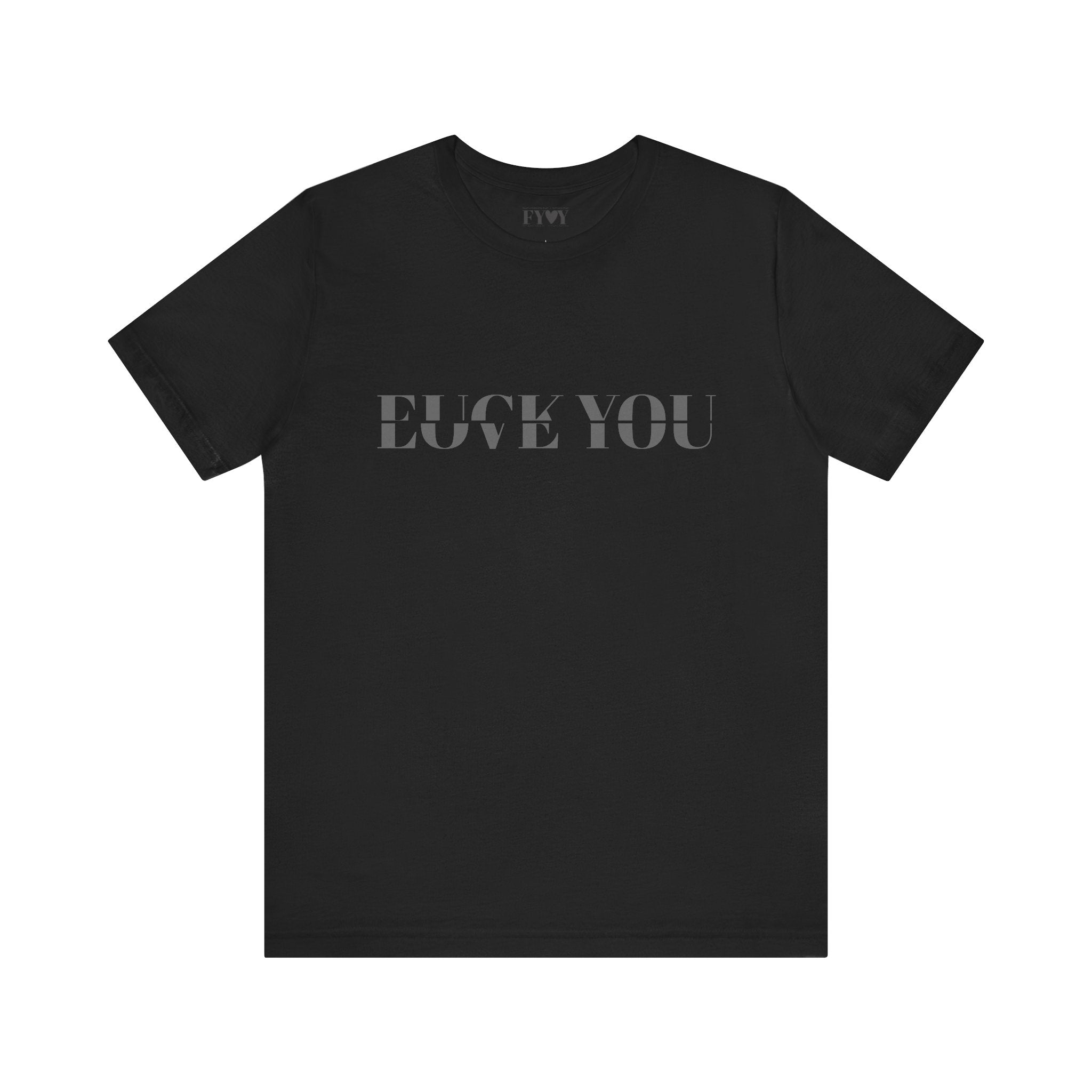 It's A Fine Line black t-shirt with subtle chest print - sarcastic statement tee