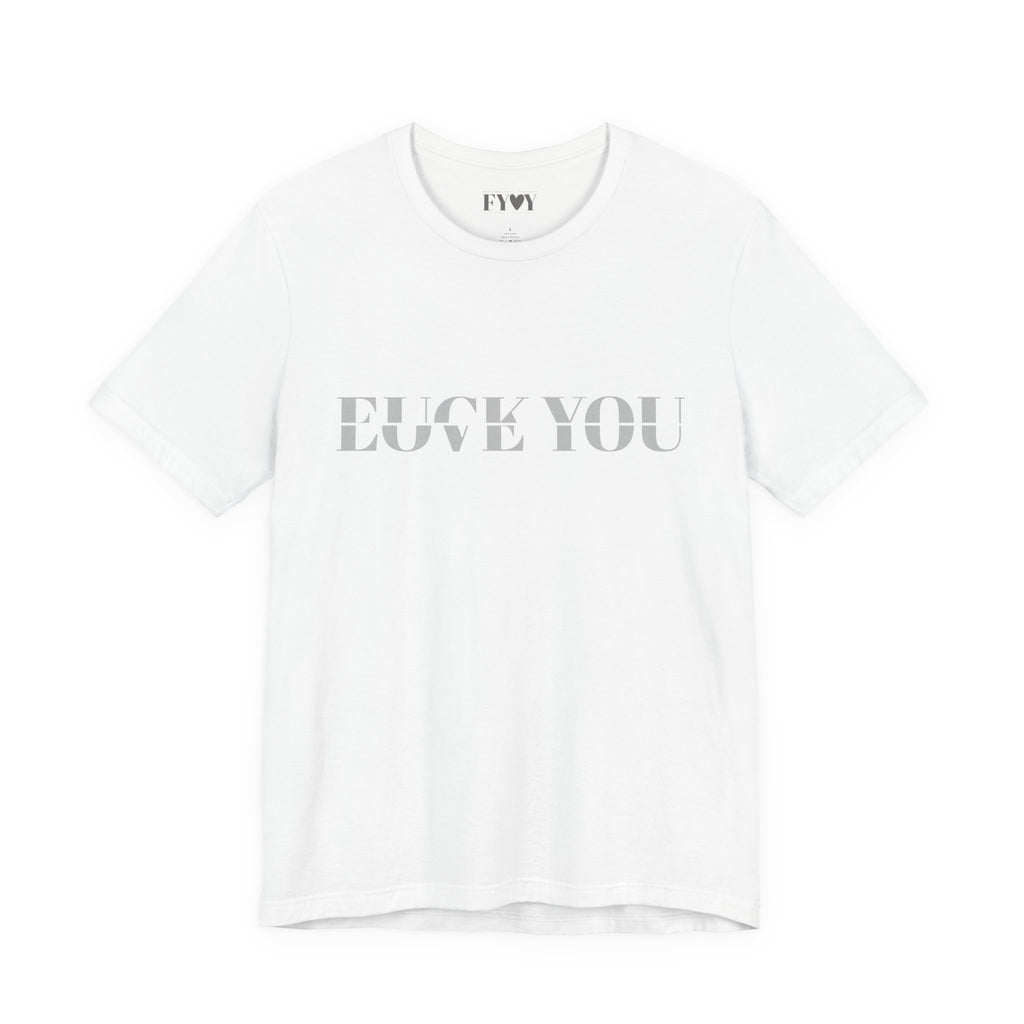It's A Fine Line T-Shirt – White Subtle | Unisex Cotton Tee