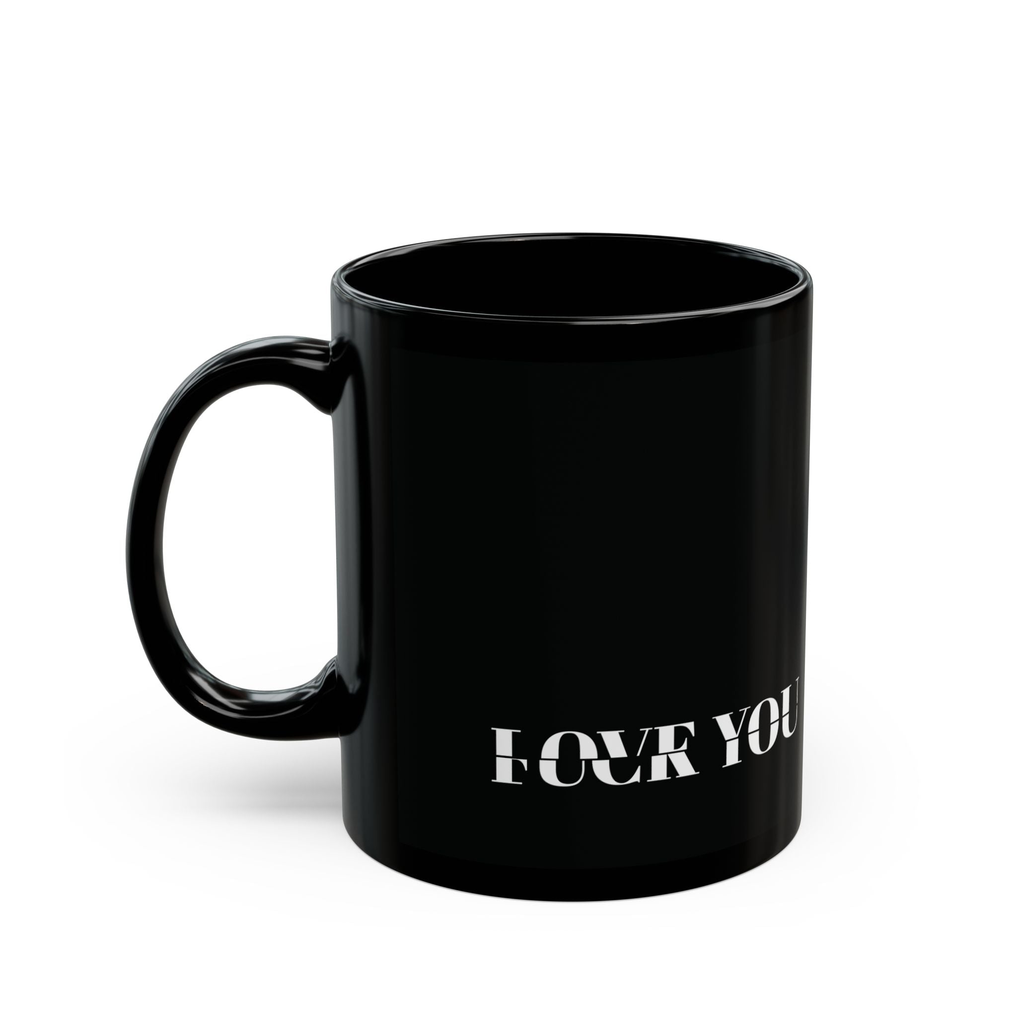 It’s A Fine Line Between Love You & F* You™ Classic Black Ceramic Mug**
