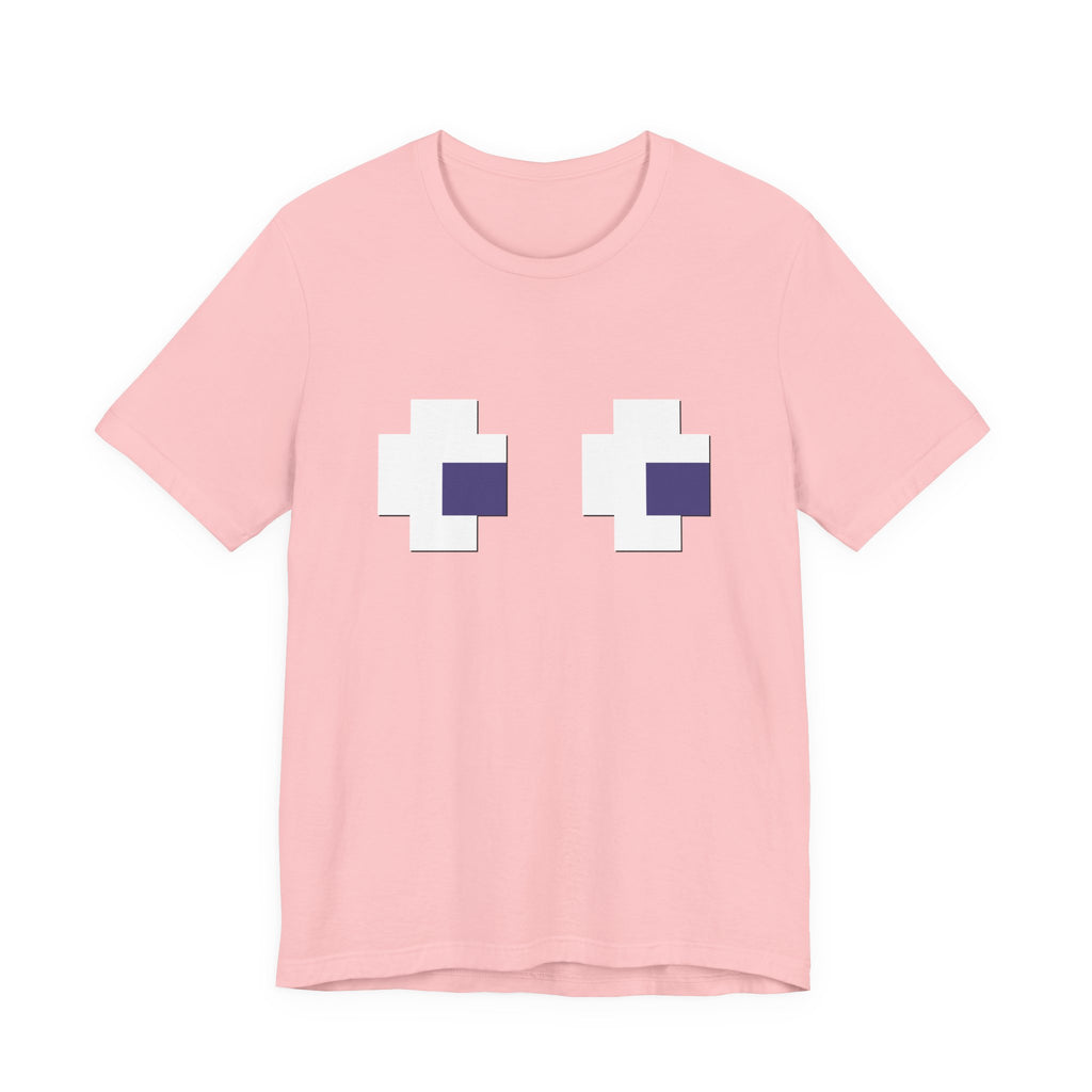 Pac-Man Ghosts | Bella + Canvas 3001 Unisex T-Shirt | Naughty Little Black Tee Shop™*