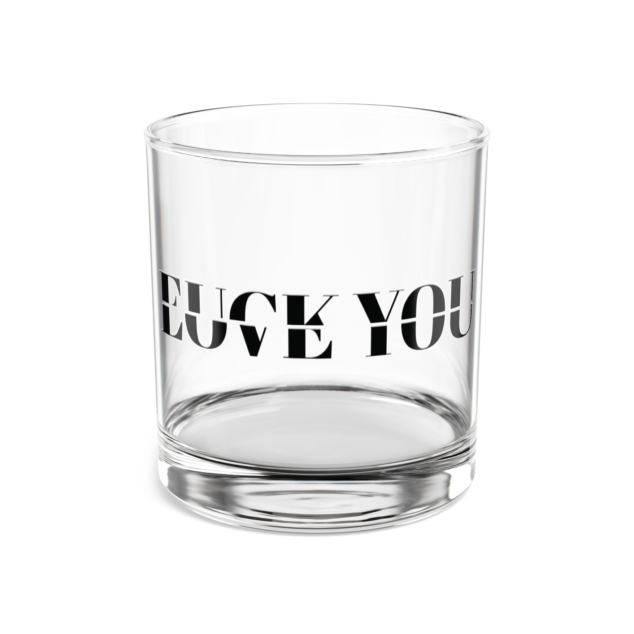 It's A Fine Line whiskey printed rocks glass 10oz - funny bourbon glass gift