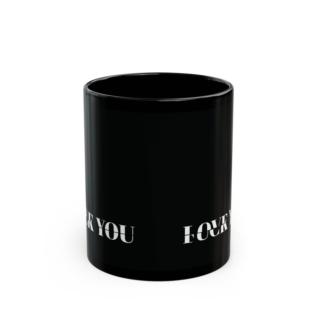 It’s A Fine Line Between Love You & F* You™ Classic Black Ceramic Mug**