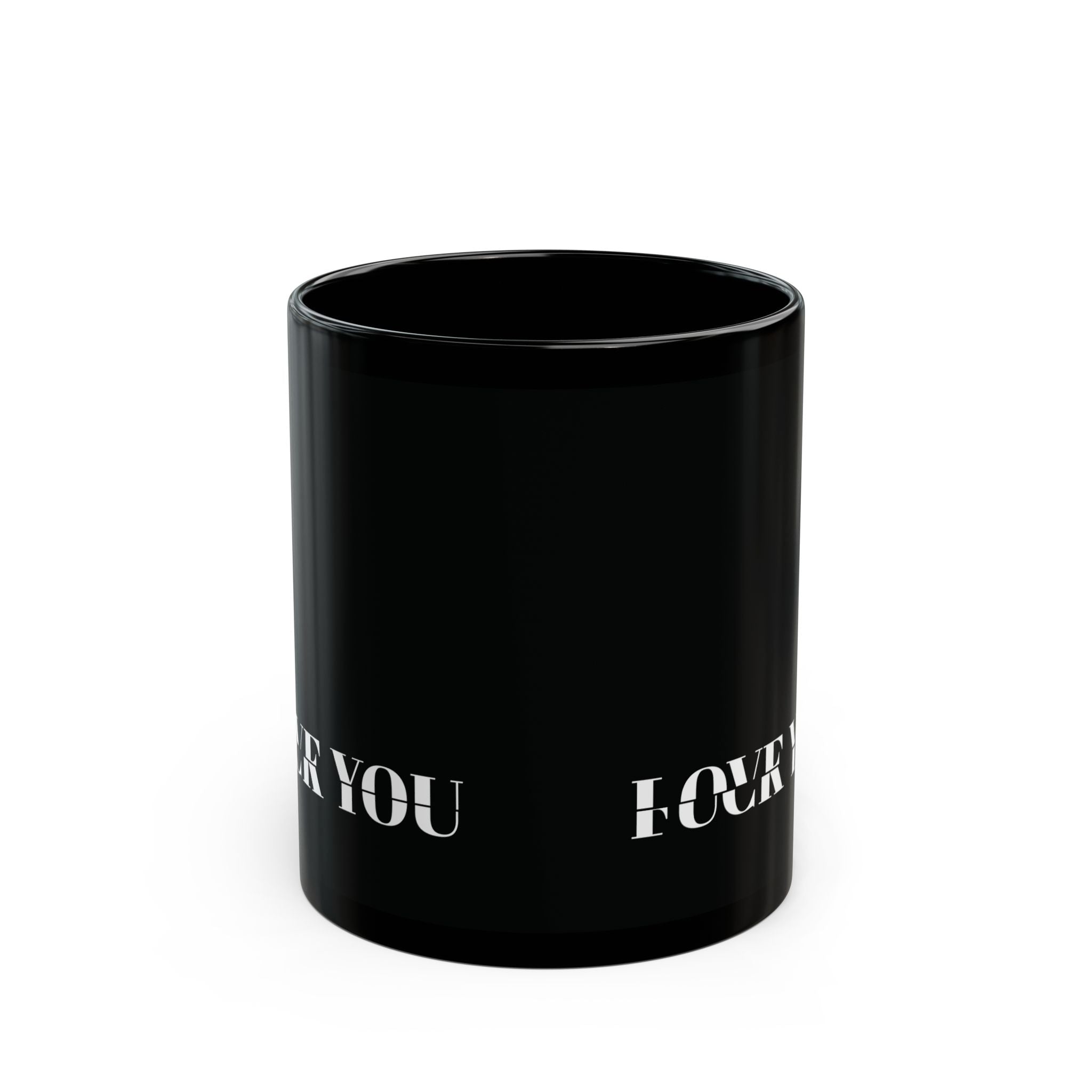 It’s A Fine Line Between Love You & F* You™ Classic Black Ceramic Mug**