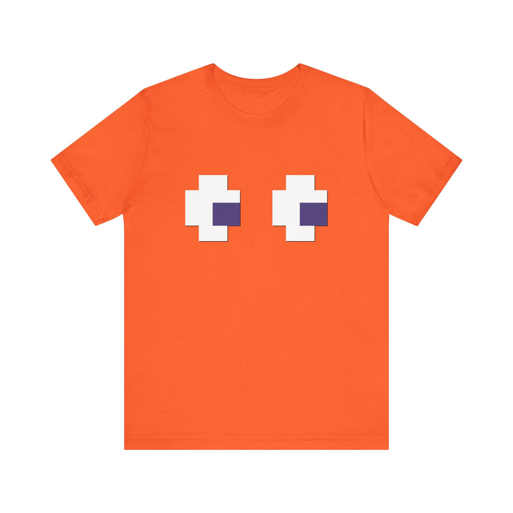 Pac-Man Ghosts | Bella + Canvas 3001 Unisex T-Shirt | Naughty Little Black Tee Shop™*