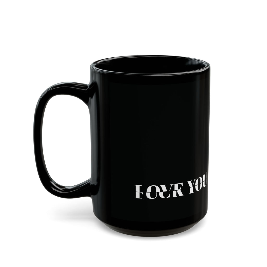 It’s A Fine Line Between Love You & F* You™ Classic Black Ceramic Mug**