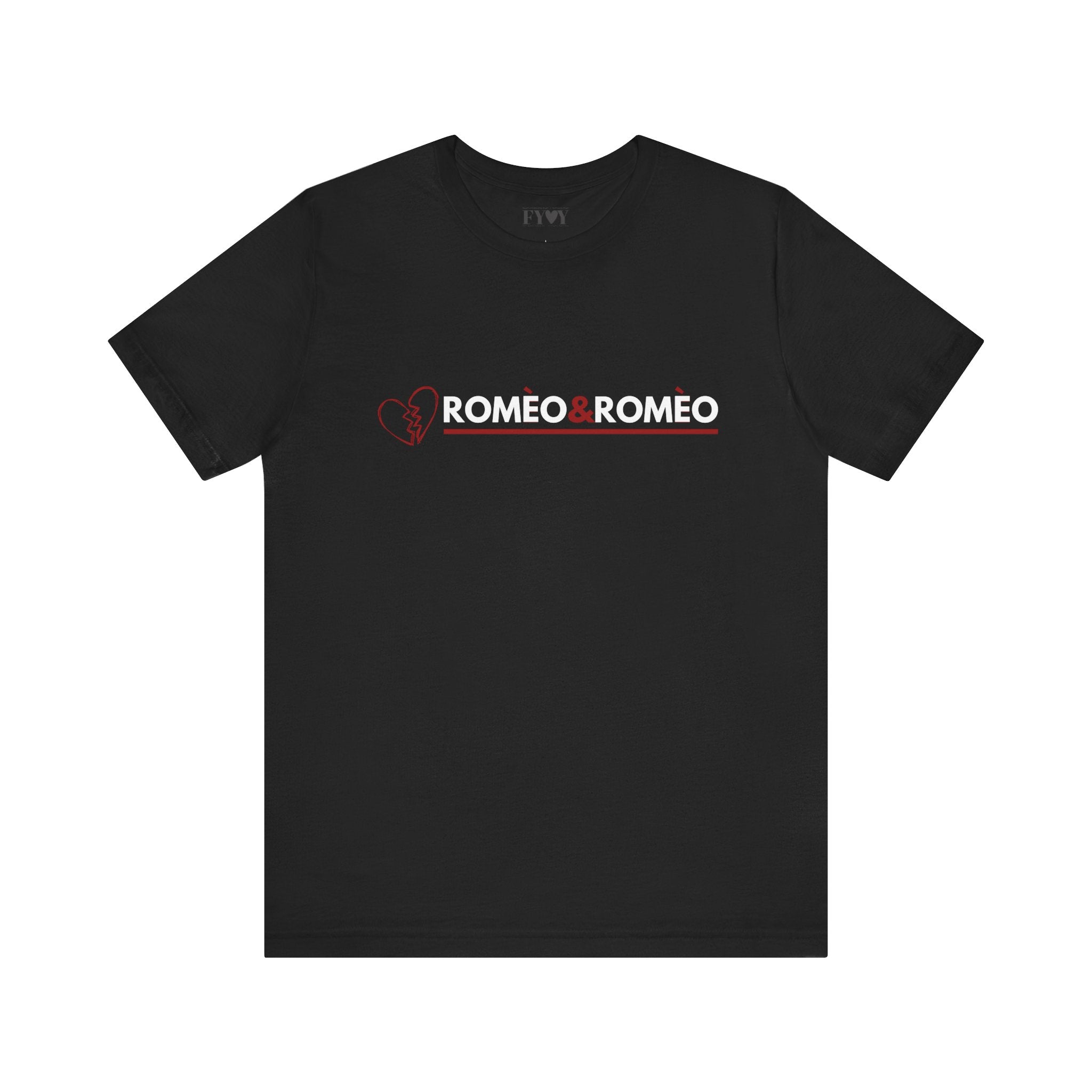 ROMEO&ROMEO the musical | Horizontal Logo | Bella + Canvas 3001 Unisex T-Shirt