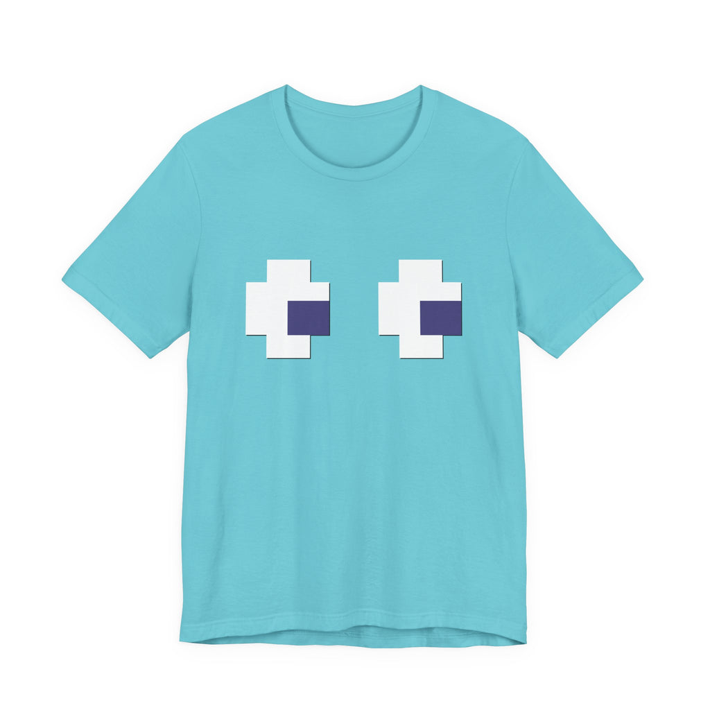 Pac-Man Ghosts | Bella + Canvas 3001 Unisex T-Shirt | Naughty Little Black Tee Shop™*