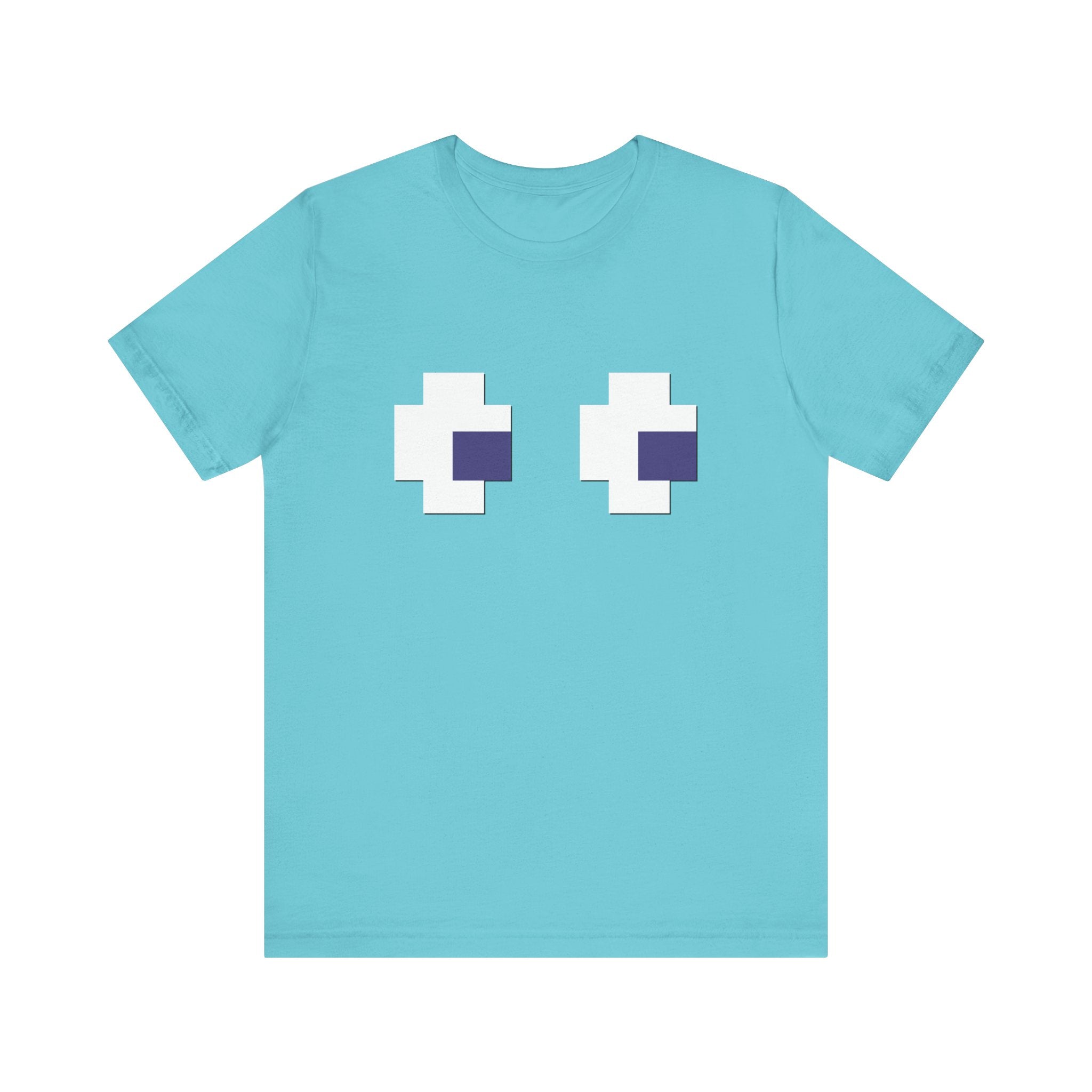 Pac-Man Ghosts | Bella + Canvas 3001 Unisex T-Shirt | Naughty Little Black Tee Shop™*