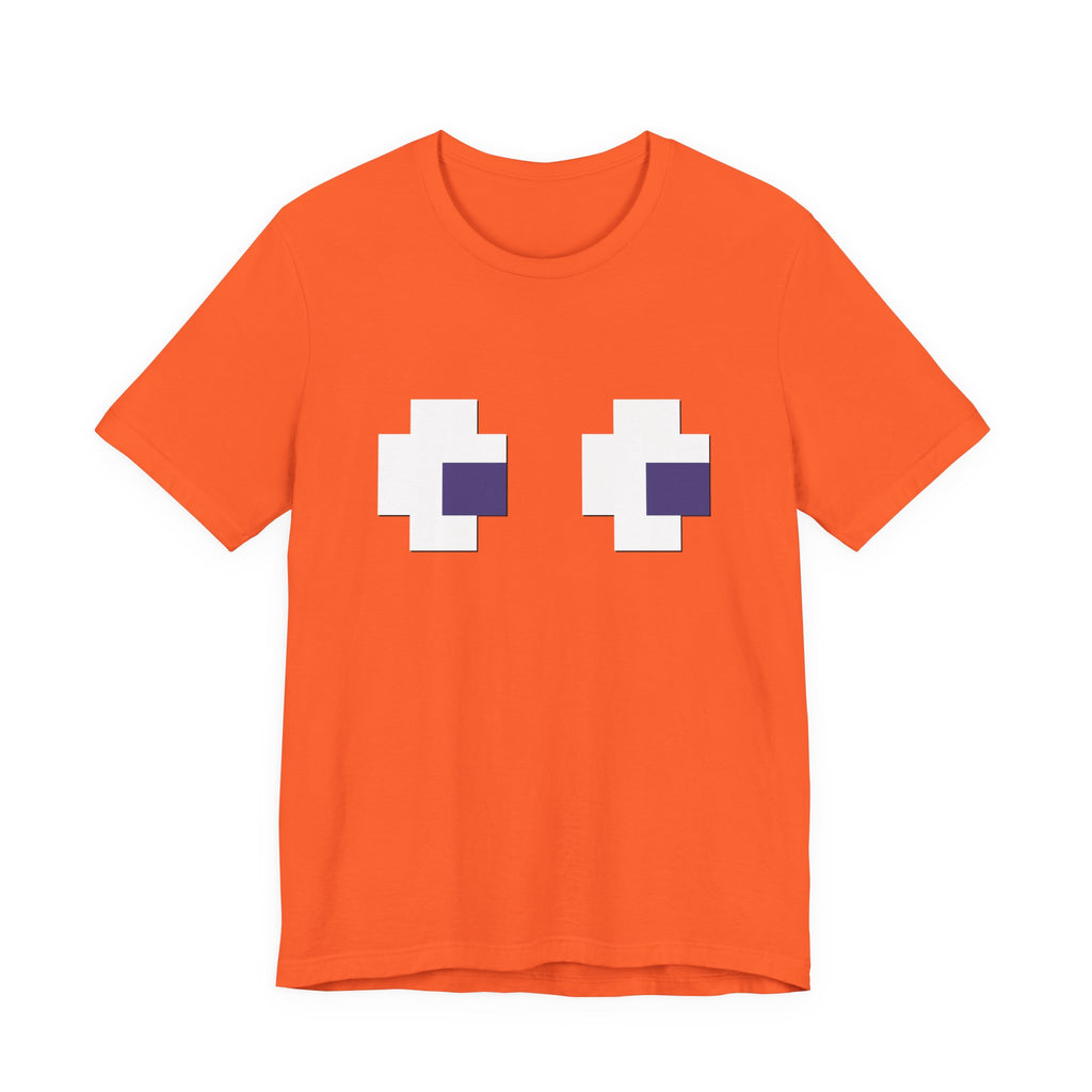Pac-Man Ghosts | Bella + Canvas 3001 Unisex T-Shirt | Naughty Little Black Tee Shop™*