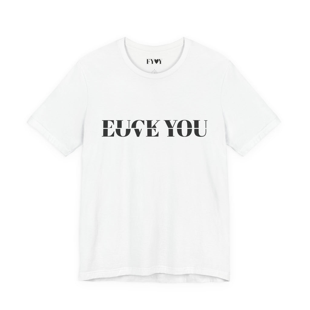 It's A Fine Line T-Shirt – White Bold | Unisex Cotton Tee