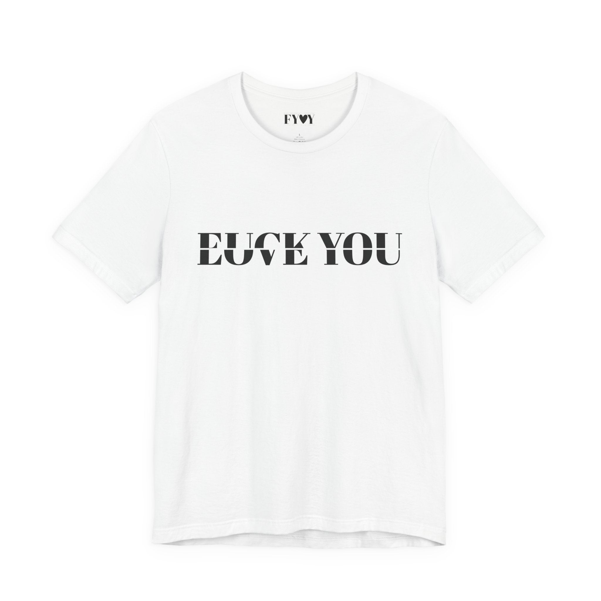 It's A Fine Line T-Shirt – White Bold | Unisex Cotton Tee