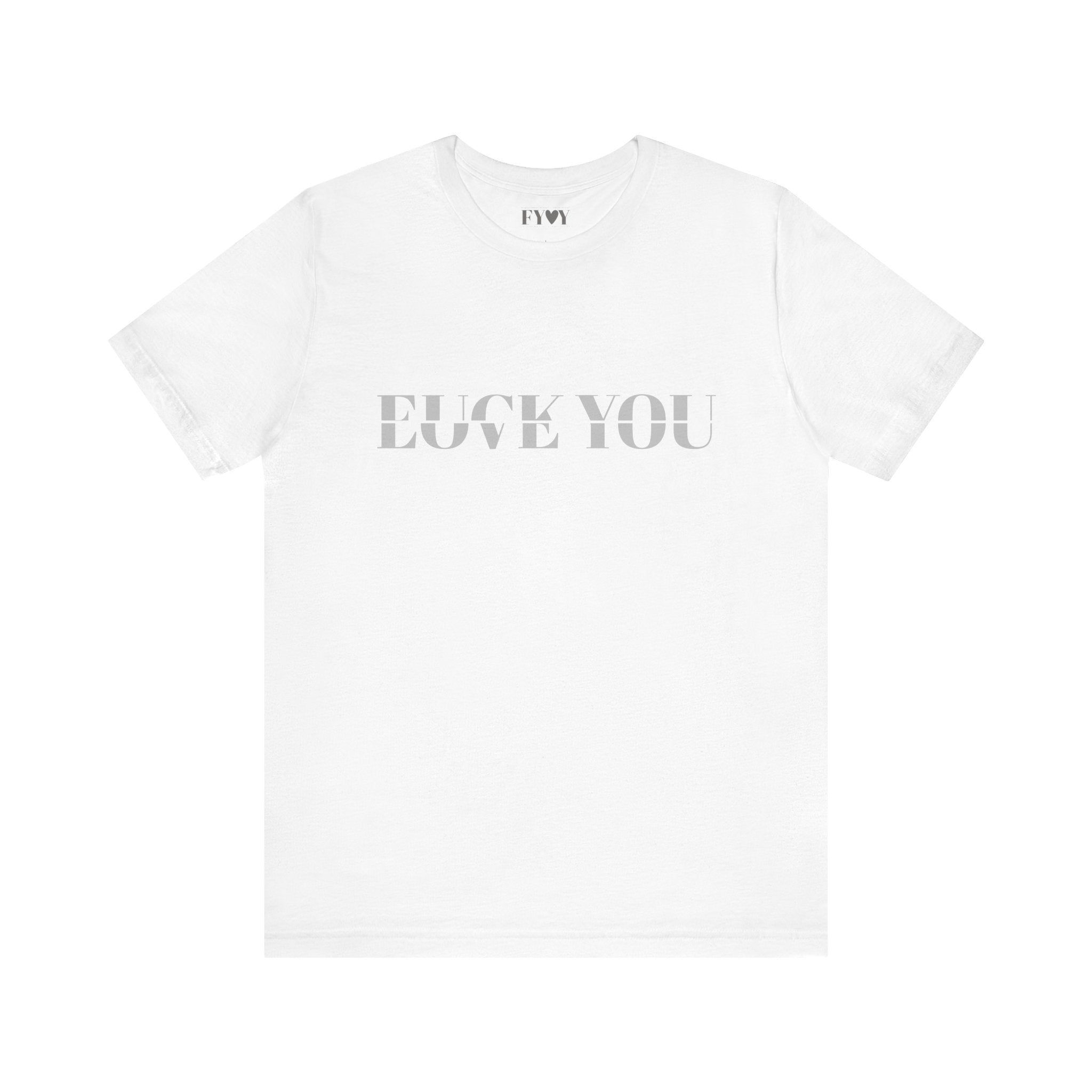 It's A Fine Line white t-shirt with bold back print - funny sarcastic cotton tee