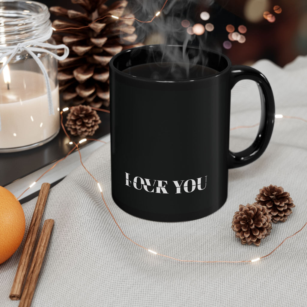 It’s A Fine Line Between Love You & F* You™ Classic Black Ceramic Mug**