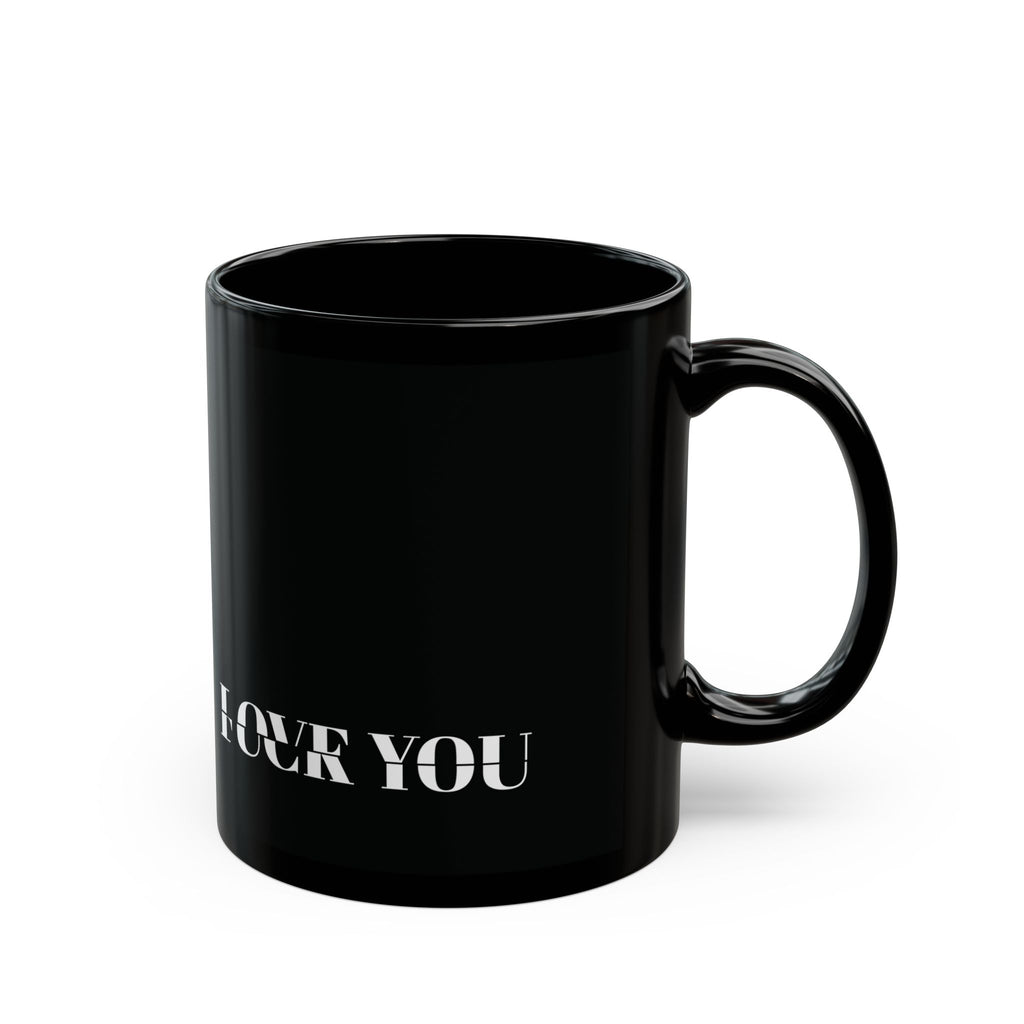 It’s A Fine Line Between Love You & F* You™ Classic Black Ceramic Mug**
