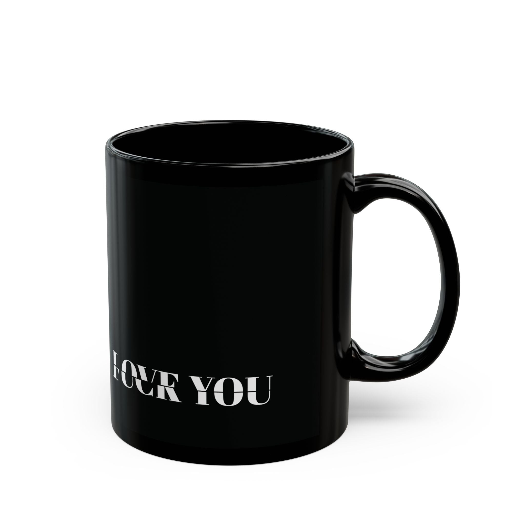 It’s A Fine Line Between Love You & F* You™ Classic Black Ceramic Mug**